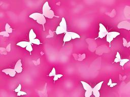 Pink Butterflies Background-Light pink with butterflies in various shades of pink and white  background wallpaper