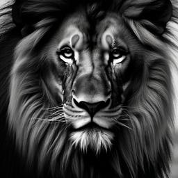 Lion Background Wallpaper - black and white lion wallpaper 4k  