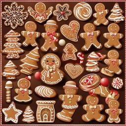 Gingerbread Man  clipart