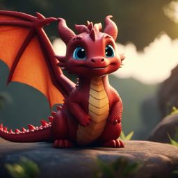 cute dragon 4k cinematic