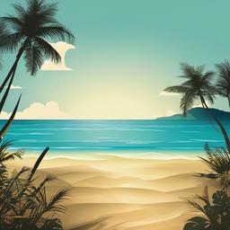Beach Background Wallpaper - a beach background  