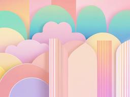 Wallpaper Rainbow Pastel  