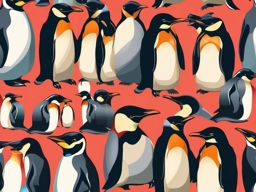 Penguin images - Immerse yourself in a gallery of captivating penguin images showcasing their diverse personalities.  color vector clipart