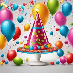 Party Background Wallpaper - birthday hat transparent background  