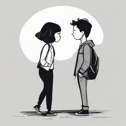 cute drawings of couples  minimal rough scribbles,doodles,black and white