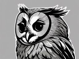 Giggling Owl - Design an image of an owl in a hilarious disguise cracking up at a masquerade party. ,t shirt vector design