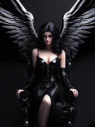 Black Angel Wallpaper Hd  ,mobile iphone background wallpaper