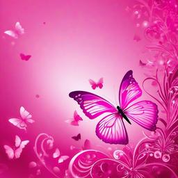 Butterfly Background Wallpaper - pink butterfly background wallpaper  