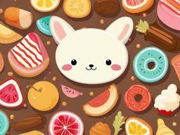 cute wallpaper food  ,desktop background wallpaper