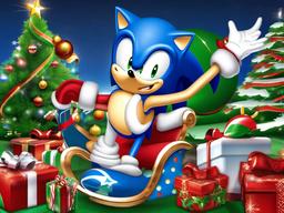 Sonic Christmas Wallpaper  