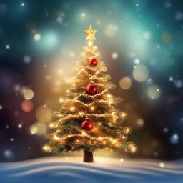 Christmas Background Wallpaper - christmas tree blurred background  