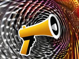 Megaphone clipart - megaphone as a symbol of communication  vector clipart