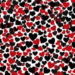 Heart Background Wallpaper - black wallpaper red heart  