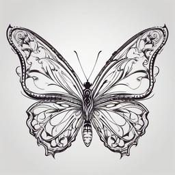 tattoo designs simple butterfly  