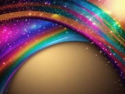 Glitter Rainbow Background  