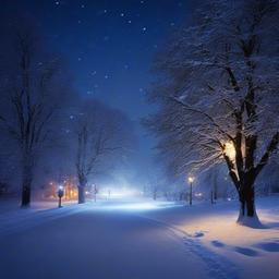 Snow Background Wallpaper - night snowfall wallpaper  