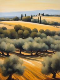 apulian olive groves - capture the tranquility of apulian olive groves in your artwork, with ancient trees and rolling landscapes. 