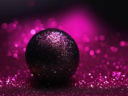 Black And Pink Glitter Background  