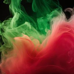 Smoke Background - red and green smoke background  