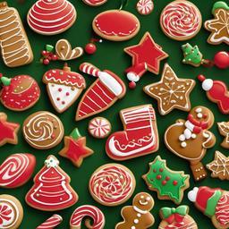 Christmas Background Wallpaper - christmas cookie wallpaper  