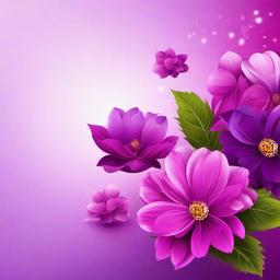 Purple Background Wallpaper - purple and pink flower background  