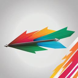 Arrow clipart - arrow cutting through the air  