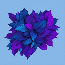 blue and purple background  