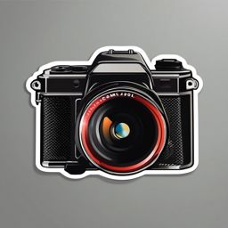 Camera flash sticker, Flashy , sticker vector art, minimalist design