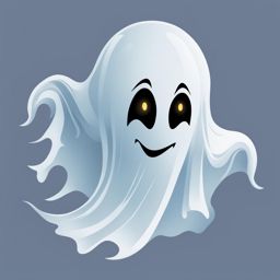 ghost clipart - a translucent ghost with a haunting presence. 