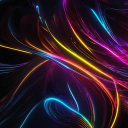 Abstract Background Wallpaper - 3d neon light abstract background  