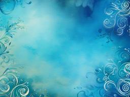 Blue Background Wallpaper-Blue background with swirly watercolor patterns  background wallpaper