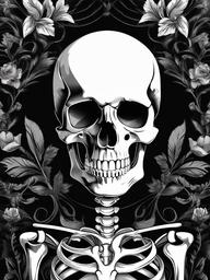 Skeleton Wallpaper Black  ,mobile iphone background wallpaper