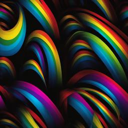 Rainbow Background Wallpaper - black wallpaper rainbow  