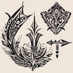 arrow tattoo tribal  vector tattoo design