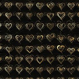 Heart Background Wallpaper - black gold heart wallpaper  