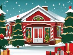 Christmas Holiday Clip Art Free,Designing a community center flyer  simple, 2d flat