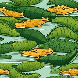 Alligator  clipart