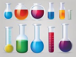 Chemistry Beaker clipart - Cylindrical vessel for measuring and mixing chemicals, ,vector color clipart,minimal