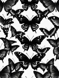 Darkness Black Butterfly Wallpaper  ,mobile iphone background wallpaper