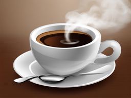 coffee clipart: steaming cup of coffee inviting a sip. 