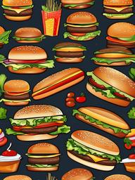 Burger  clipart