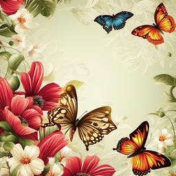Butterfly Background Wallpaper - butterfly wallpaper art  