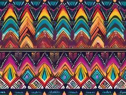 Rainbow Boho Background  