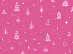 Pink Christmas Wallpaper Aesthetic  