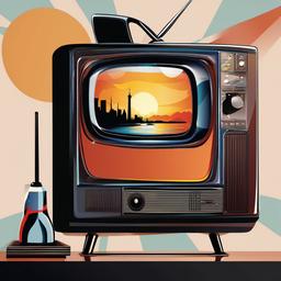 TV clipart - TV series poster  vector clipart