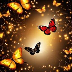 Butterfly Background Wallpaper - lighting butterfly background  