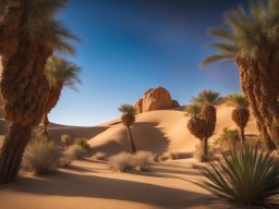 experience magic in the desert at the enchanted desert oasis as the sand comes to life. 