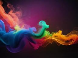 Rainbow Smoke Wallpaper  