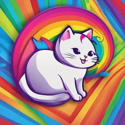 Cat Background Wallpaper - rainbow cat backgrounds  