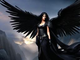 Black Angel Wallpaper Hd  ,desktop background wallpaper